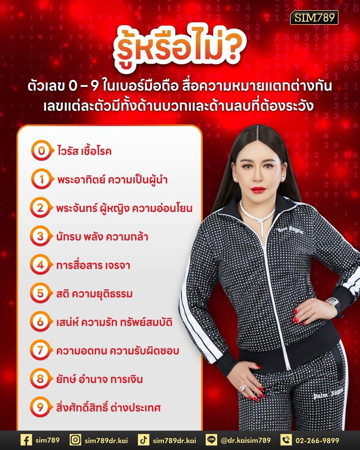 ❓ รู้หรือไม่… ตัวเลขในเบอร์มือถือ ไม่ได้มีแค่ความสวยงาม แต่ซ่อนความหมายลึกซึ้งไว้ในทุกตัวเลข 🔢✨